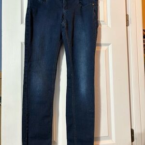 Free People Dark Blue Skinny Jeans
